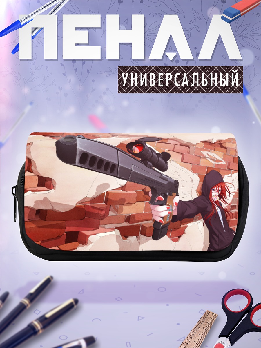 Пенал-косметичка Крылатый стрелок с леденцом