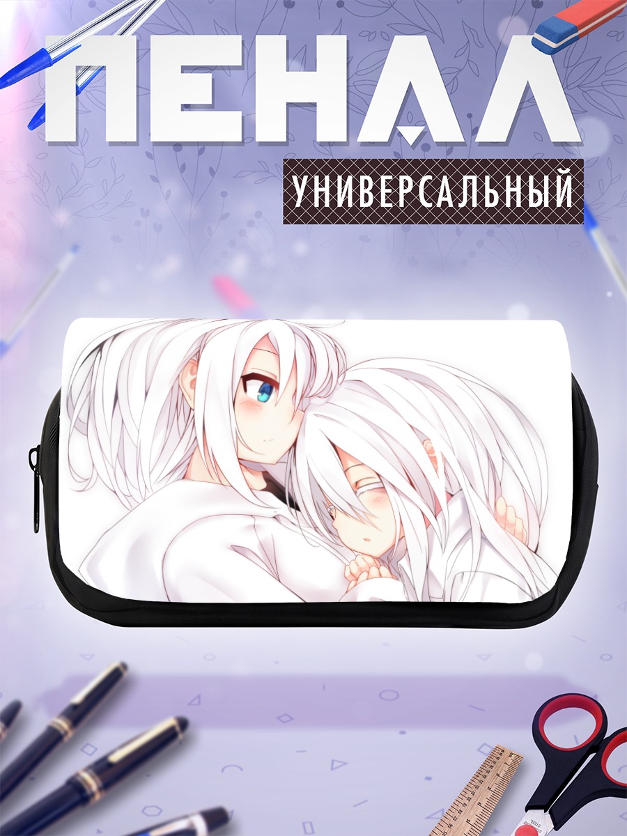 Пенал-косметичка Ринго-тян и Сирои-ко