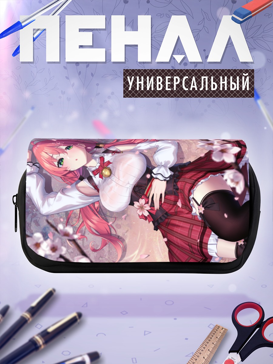 Пенал-косметичка Сакура Мико в цветах