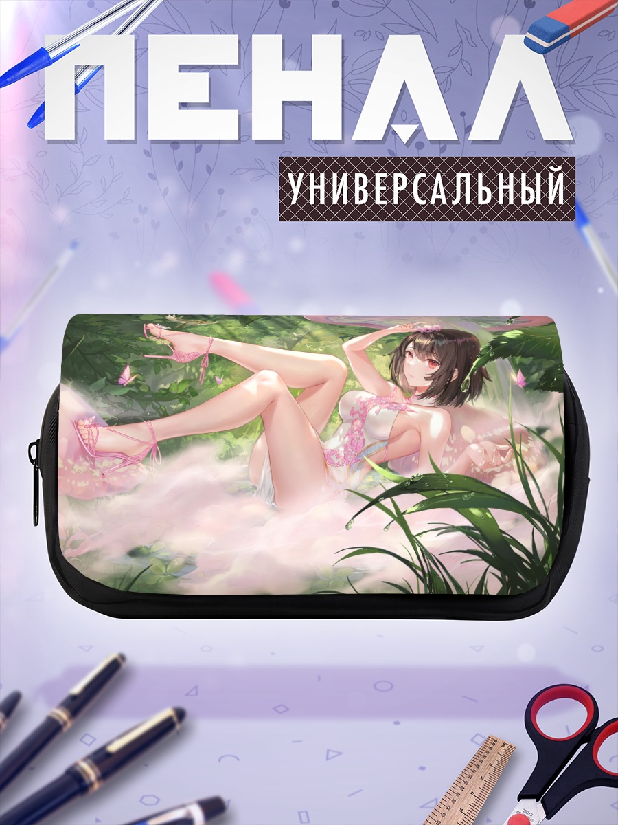 Пенал-косметичка Лили в цветах