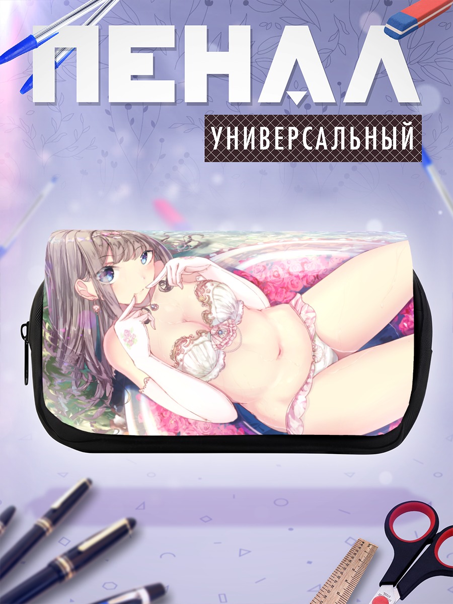 Пенал-косметичка Девушка в бассейне
