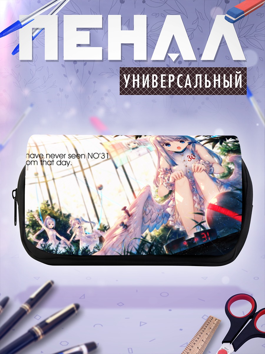 Пенал-косметичка Мику Хацунэ с крыльями
