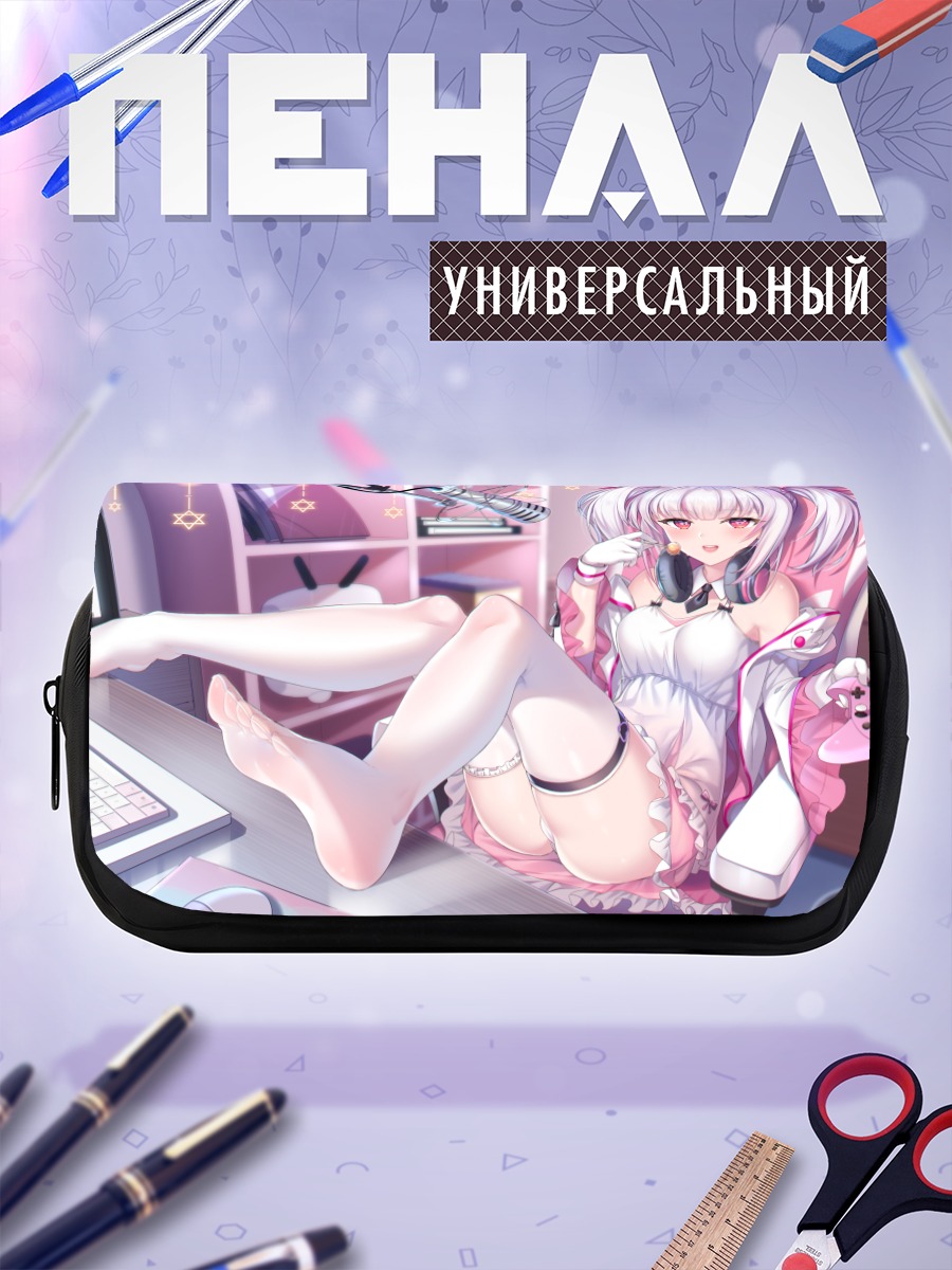 Пенал-косметичка Мику Хацунэ с леденцом