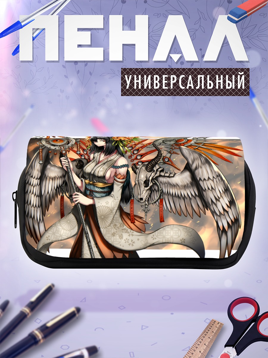 Пенал-косметичка Девушка с крыльями