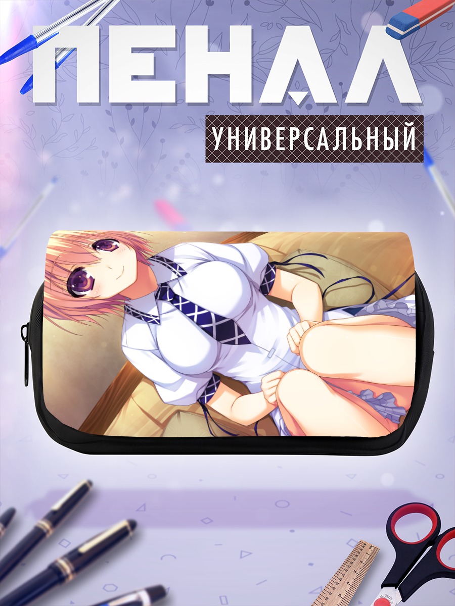 Пенал-косметичка Нозоми Окоучи в белом
