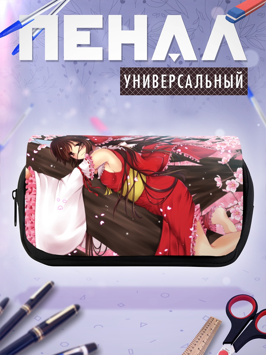 Пенал-косметичка Рейму Хакурей в сакуре