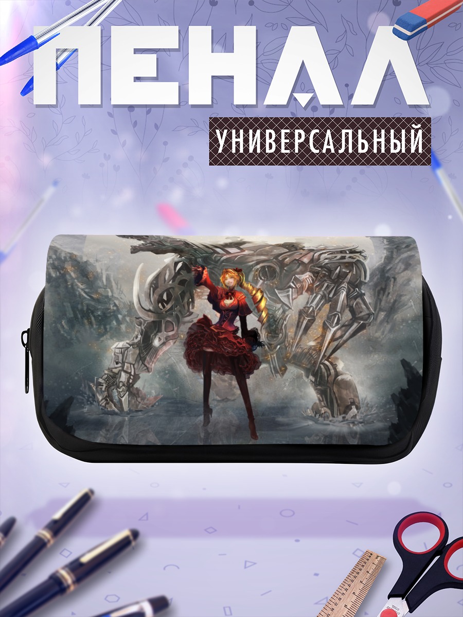 Пенал-косметичка Блондинка и меха