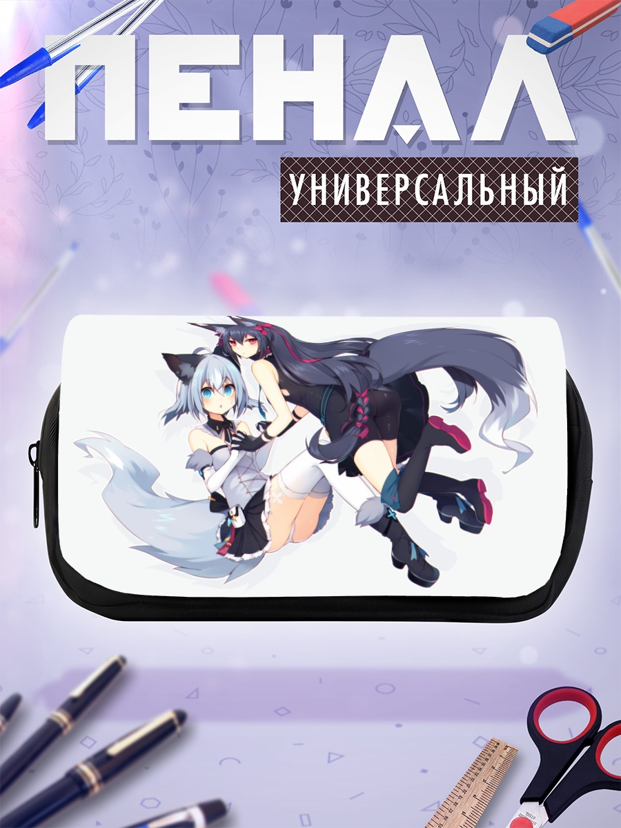 Пенал-косметичка Девушки-кицунэ