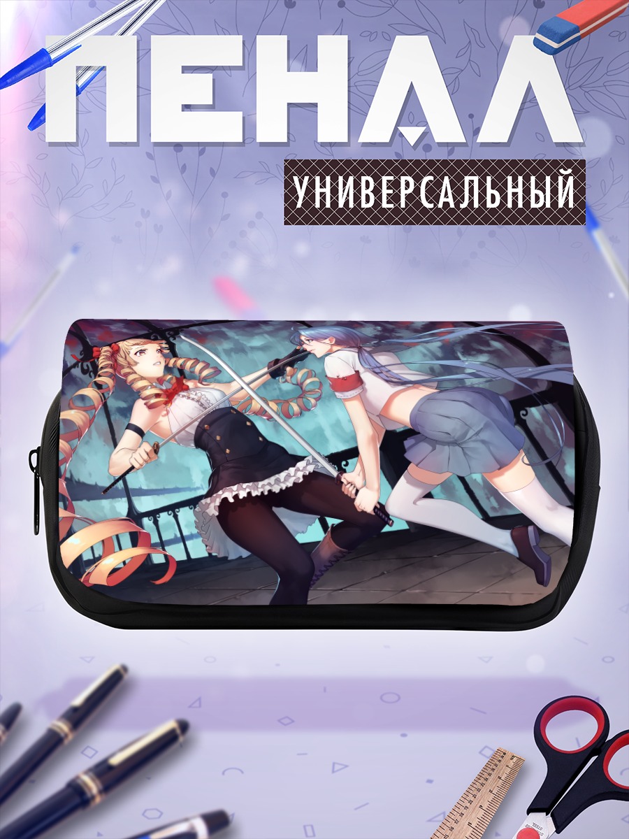Пенал-косметичка Мику Хацунэ с мечом