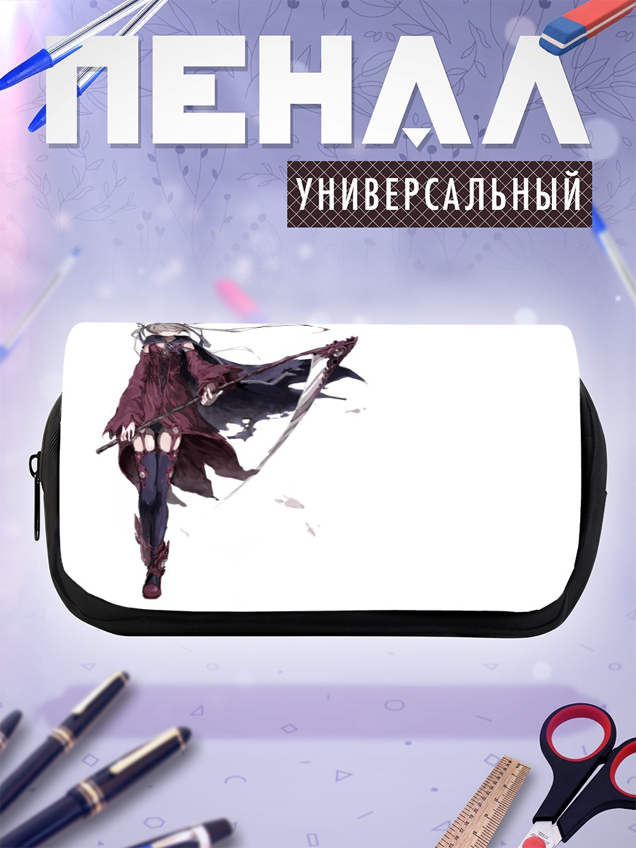 Пенал-косметичка Девушка с косой