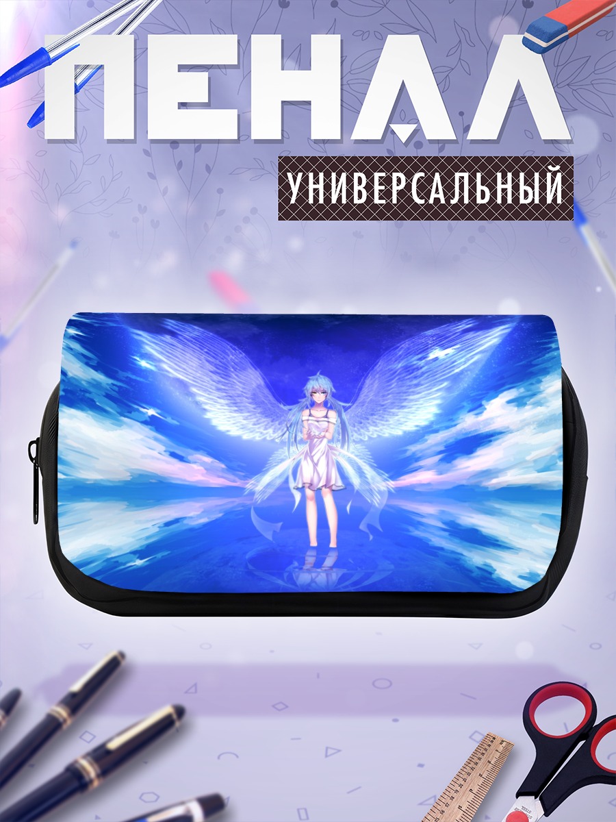 Пенал-косметичка Мику Хацунэ с крыльями