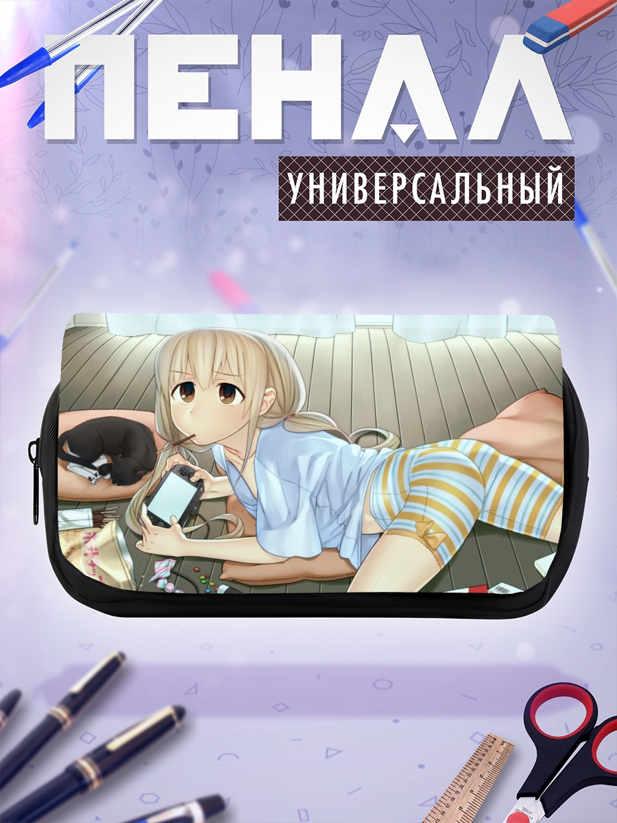 Пенал-косметичка Анзу Футаба с телефоном