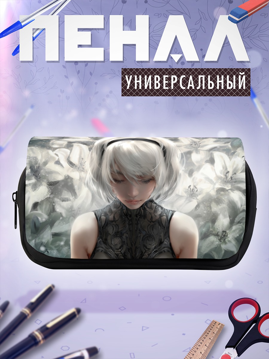 Пенал-косметичка 2B в лилиях