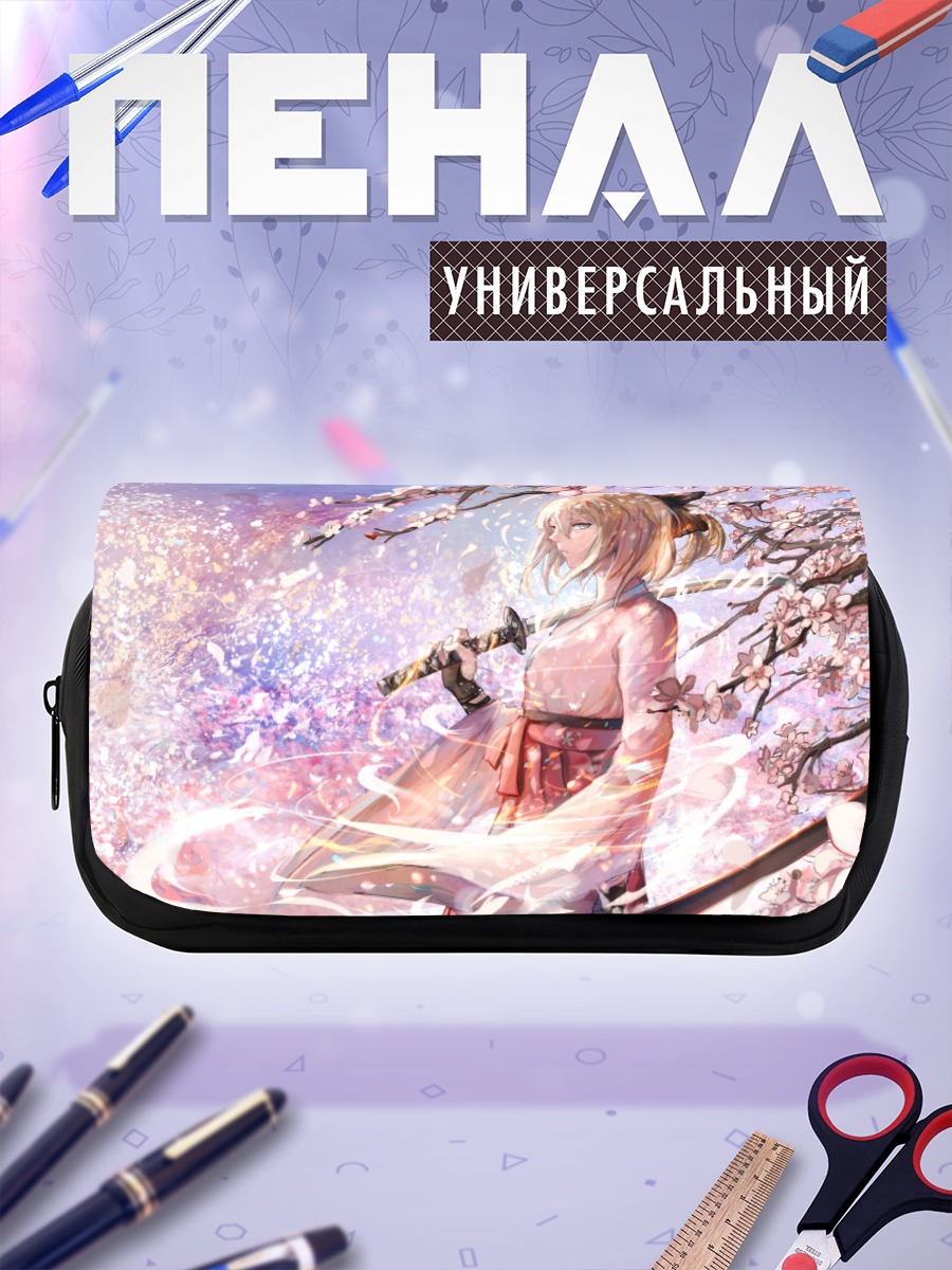 Пенал-косметичка Окита Содзи в сакуре