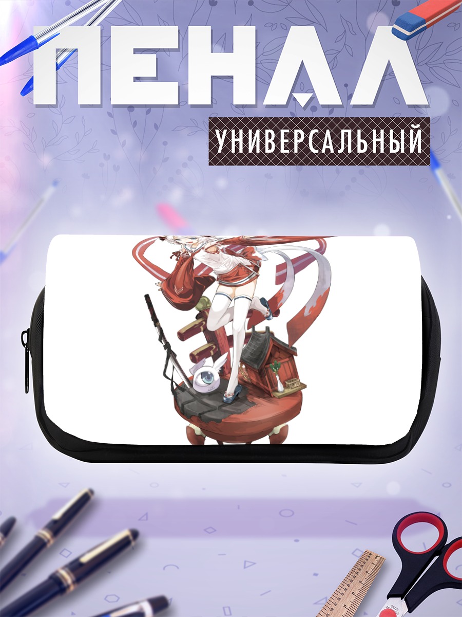 Пенал-косметичка Девушка с катаной