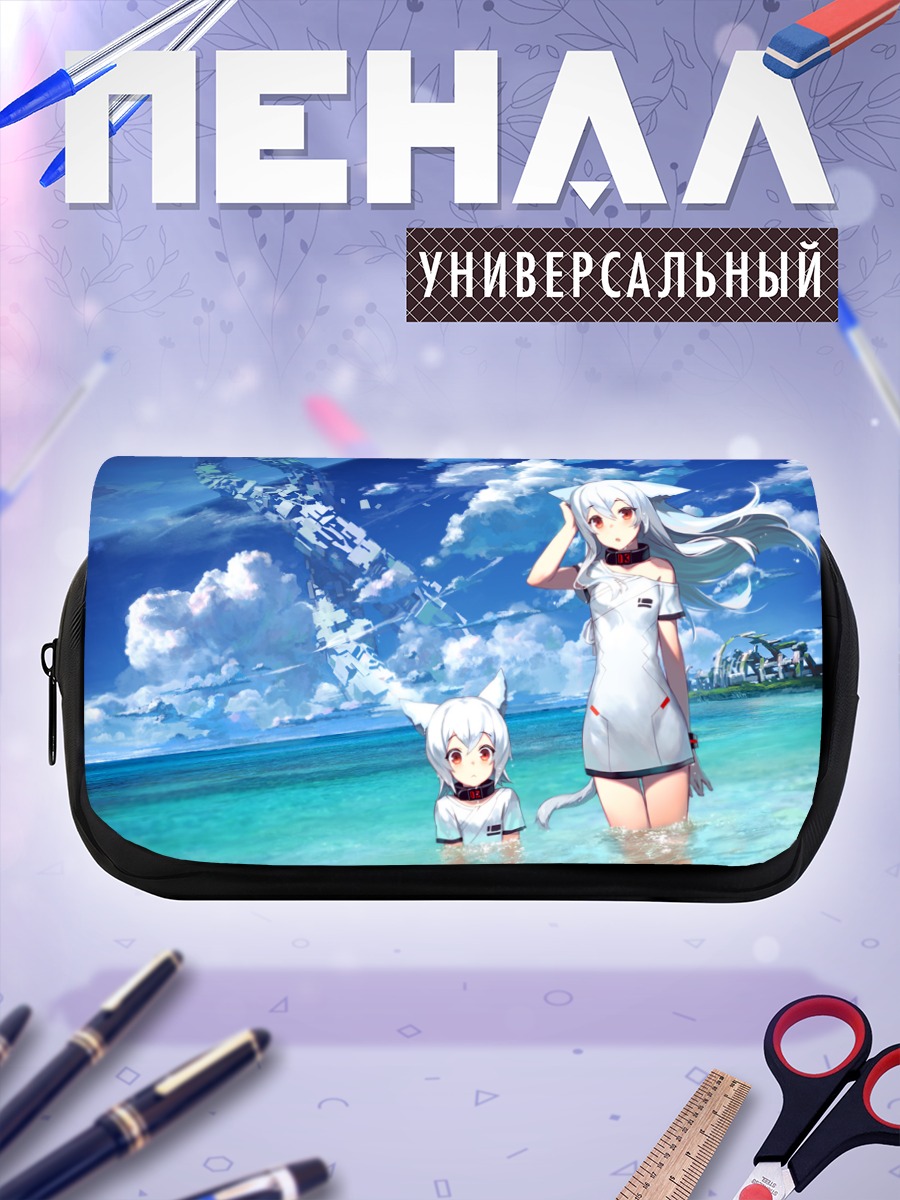 Пенал-косметичка Кошкодевочки на пляже