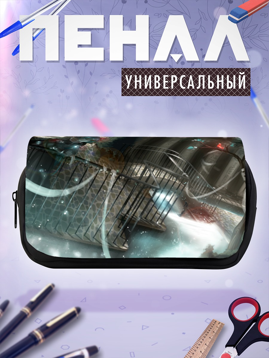 Пенал-косметичка Мику Хацунэ на лестнице