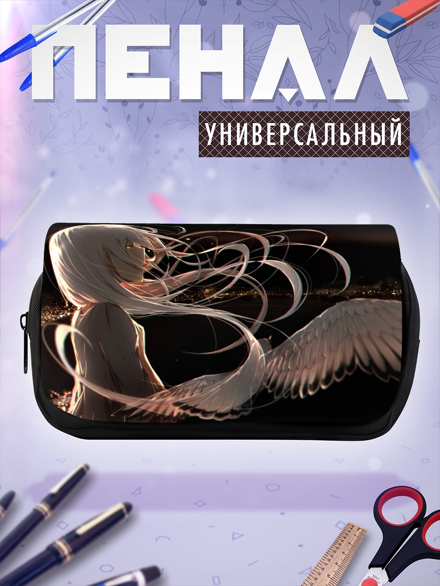 Пенал-косметичка Мику Хацунэ с крыльями