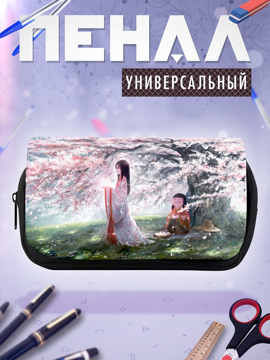 Пенал-косметичка Принцесса Кагуя в сакуре