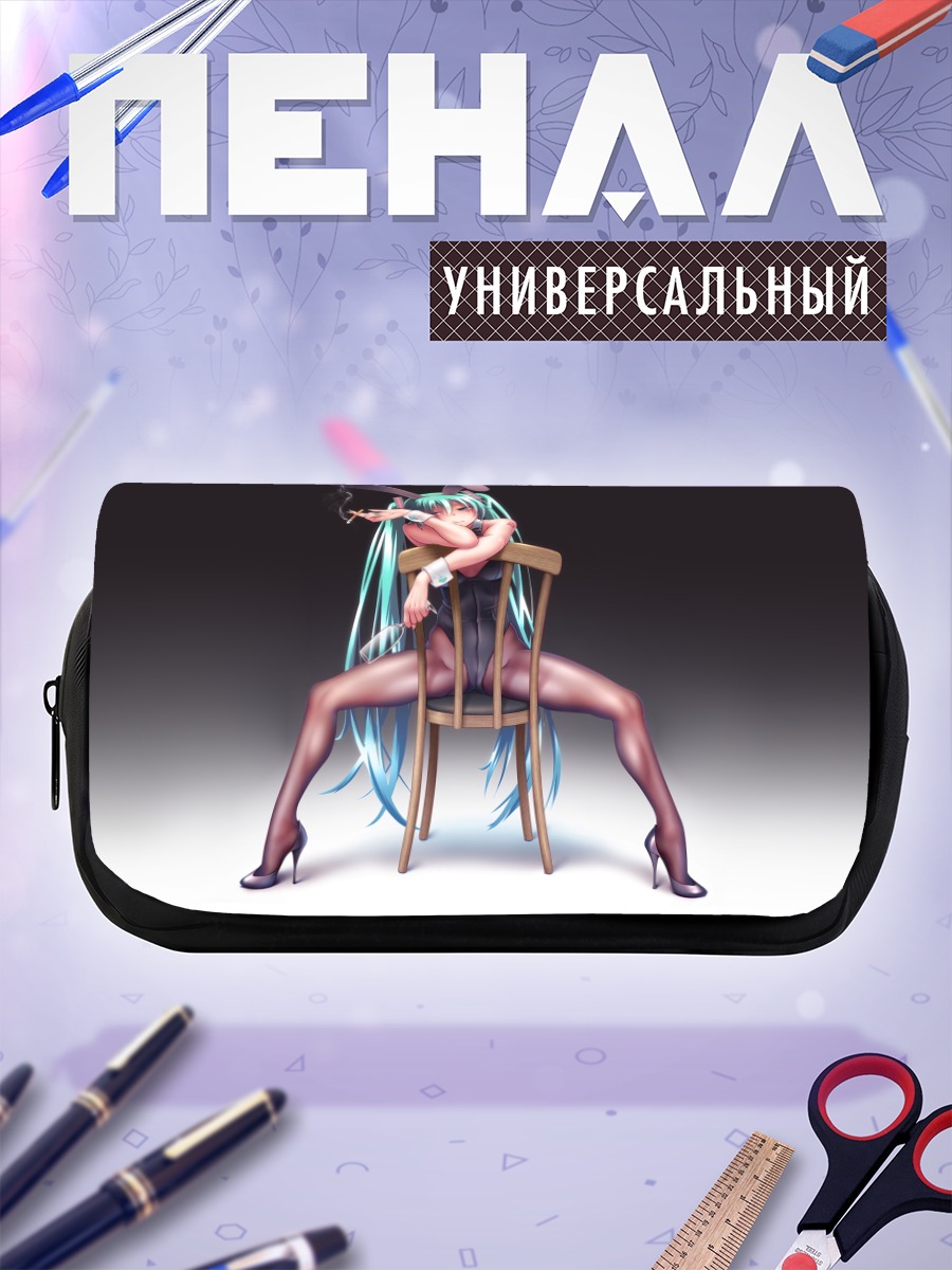 Пенал-косметичка Мику Хацунэ зайка