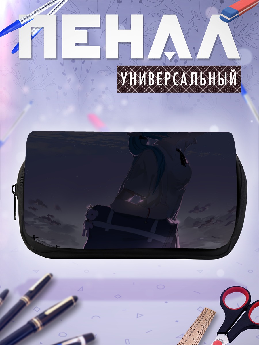 Пенал-косметичка Мику Хацунэ под звездами