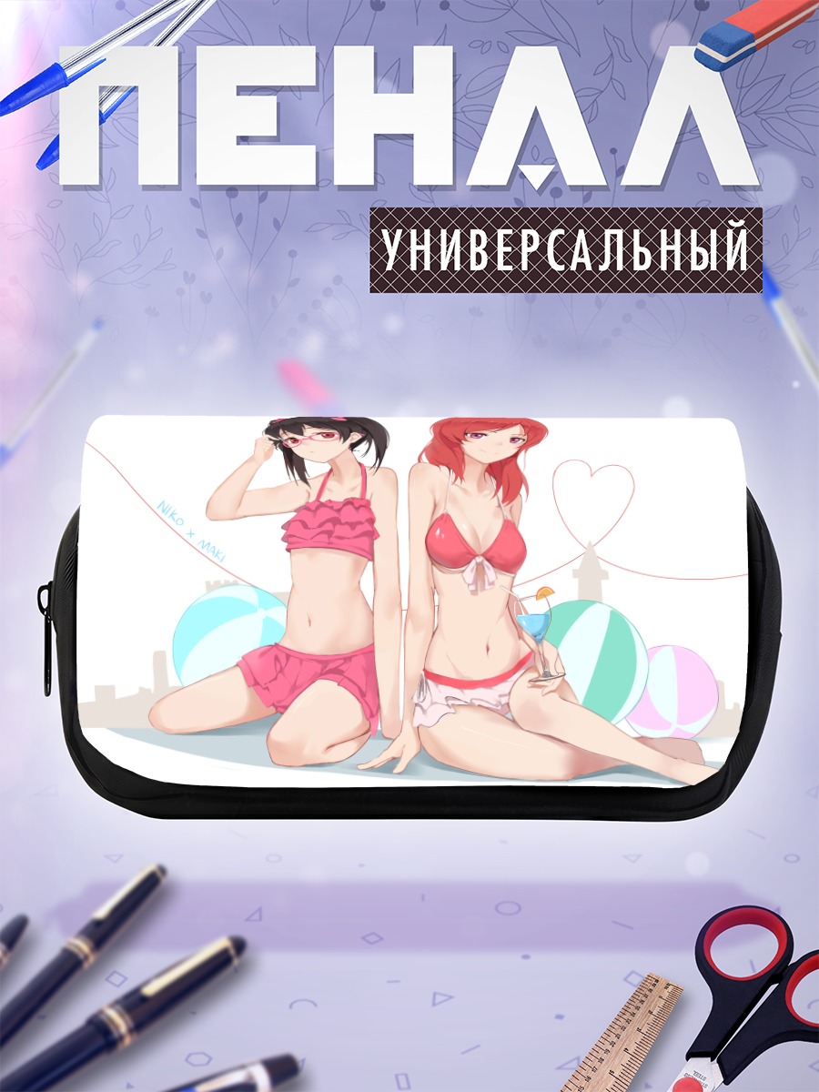 Пенал-косметичка Маки и Нико на пляже