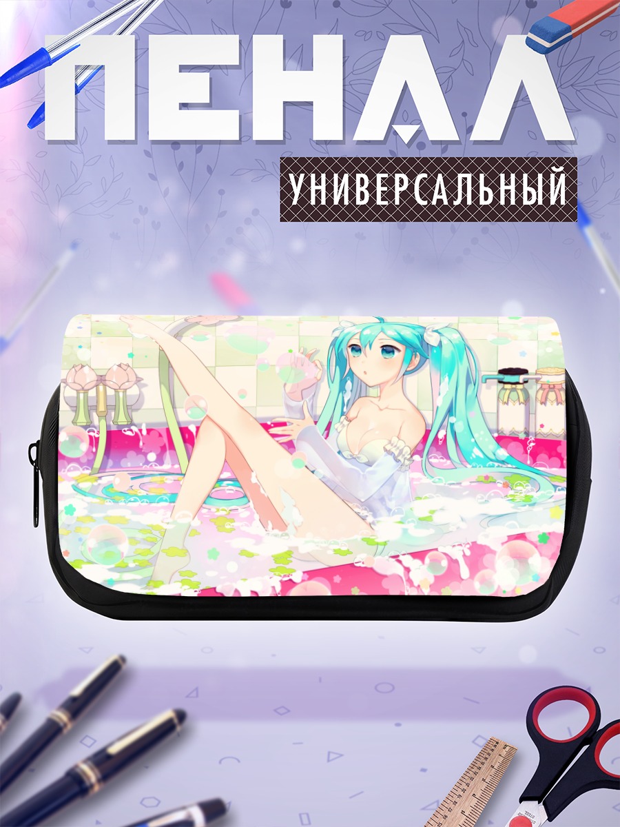 Пенал-косметичка Мику Хацунэ в пене