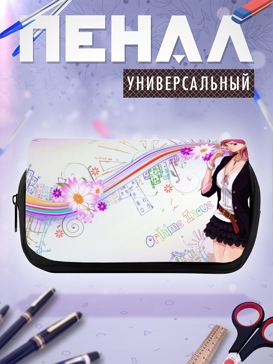 Пенал-косметичка Орихиме Иноуэ с цветами