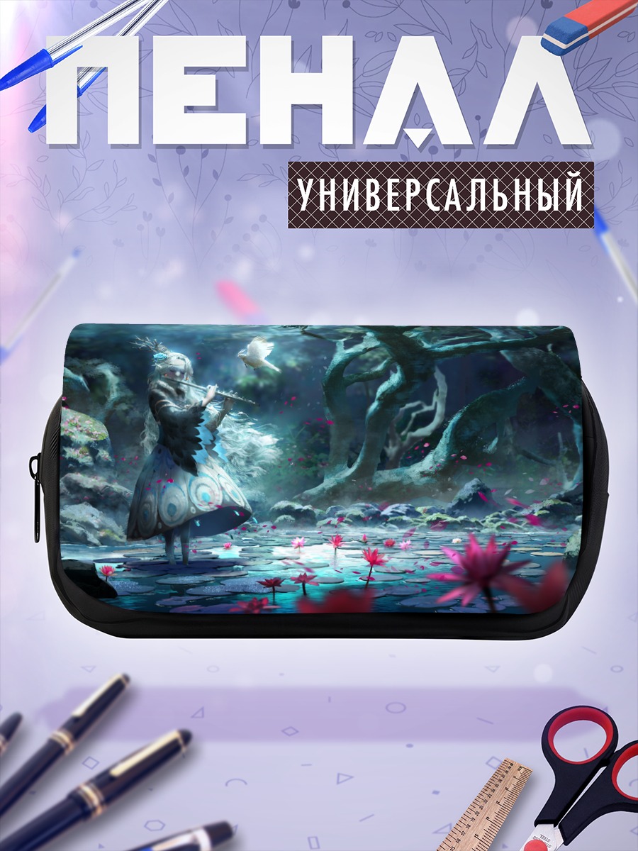 Пенал-косметичка Лесная нимфа в цветах