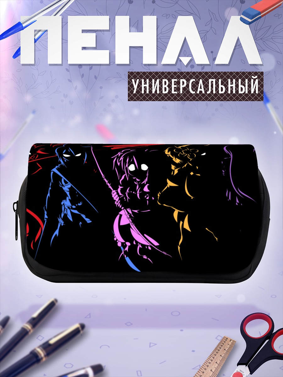Пенал-косметичка Мадока Магика силуэты