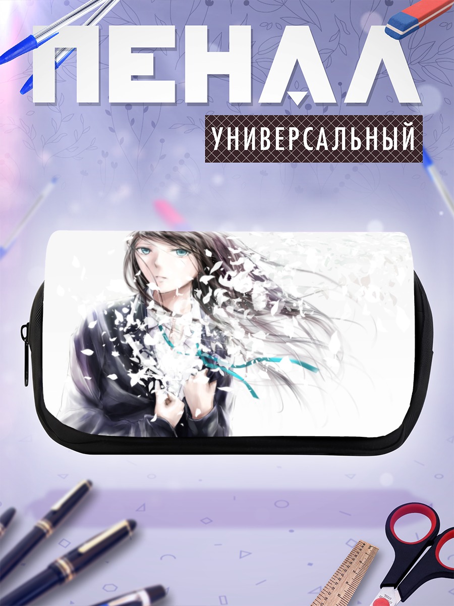 Пенал-косметичка Девушка в лепестках