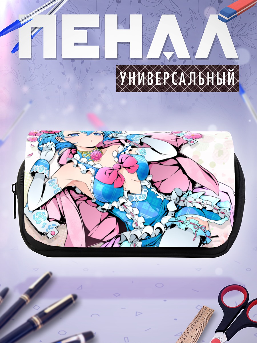 Пенал-косметичка Вивиан в цветах