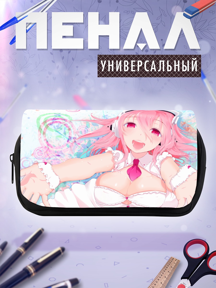 Пенал-косметичка Сонико в наушниках