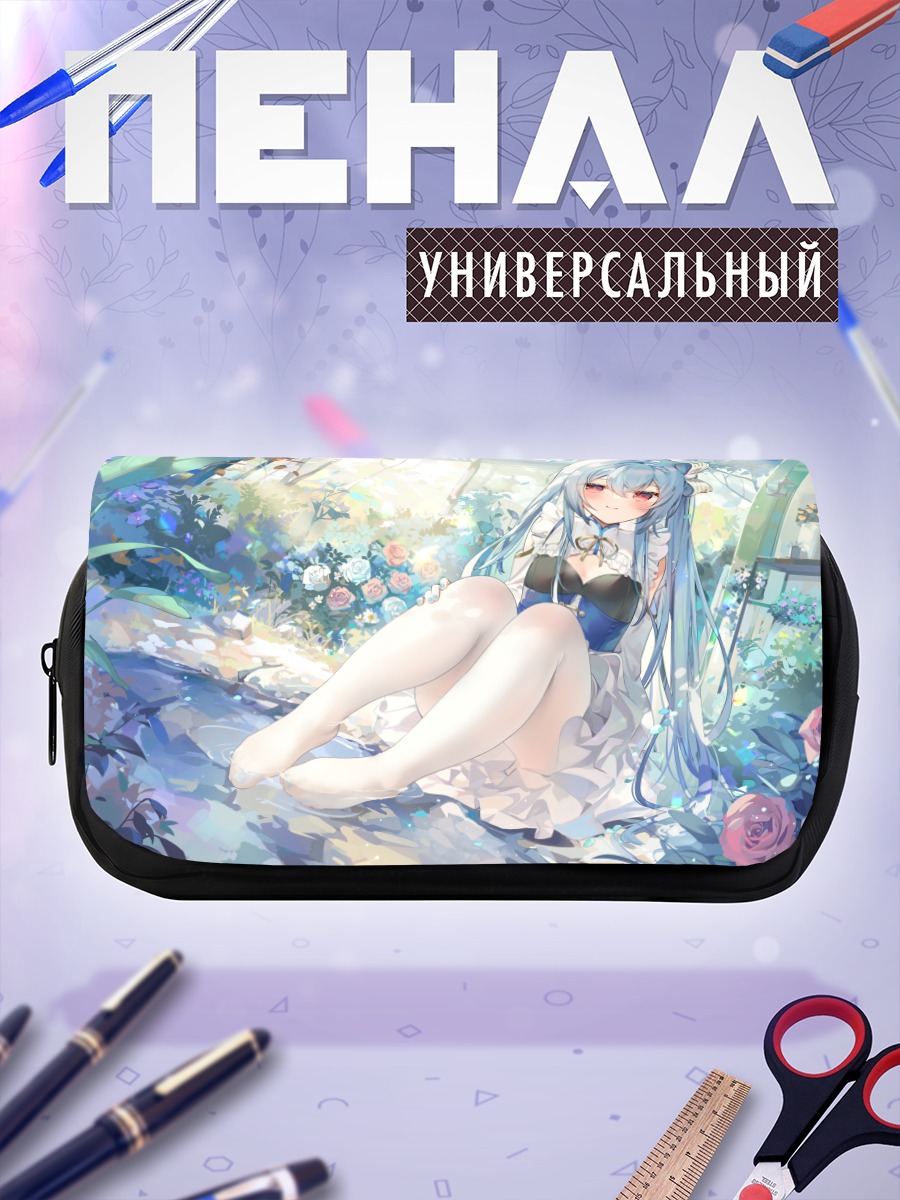 Пенал-косметичка Кия в цветах