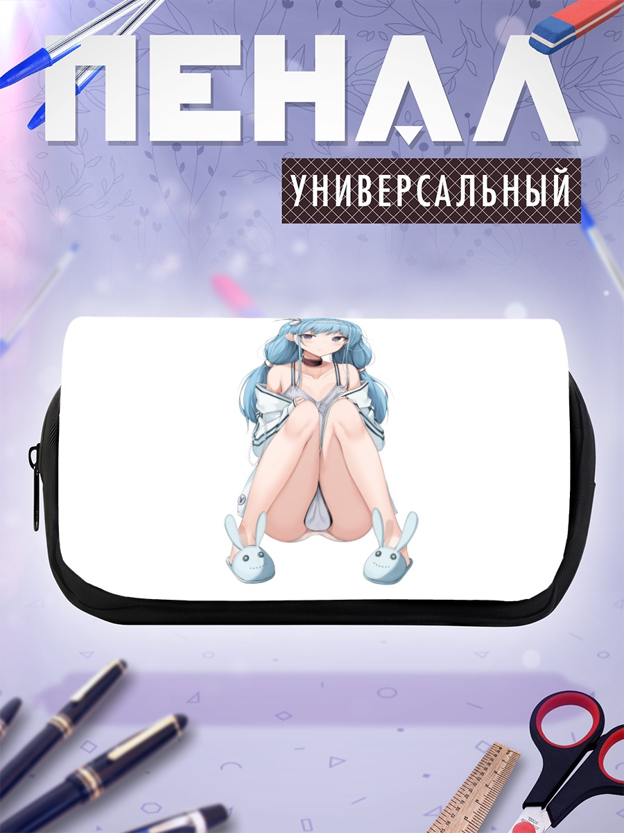 Пенал-косметичка Мику Хацунэ в капюшоне