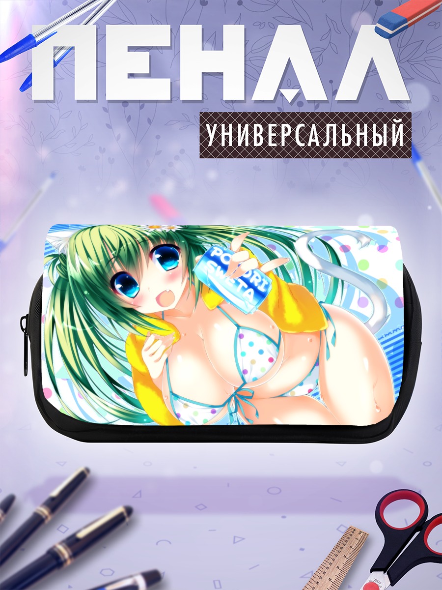 Пенал-косметичка Мику Хацунэ кошкодевочка