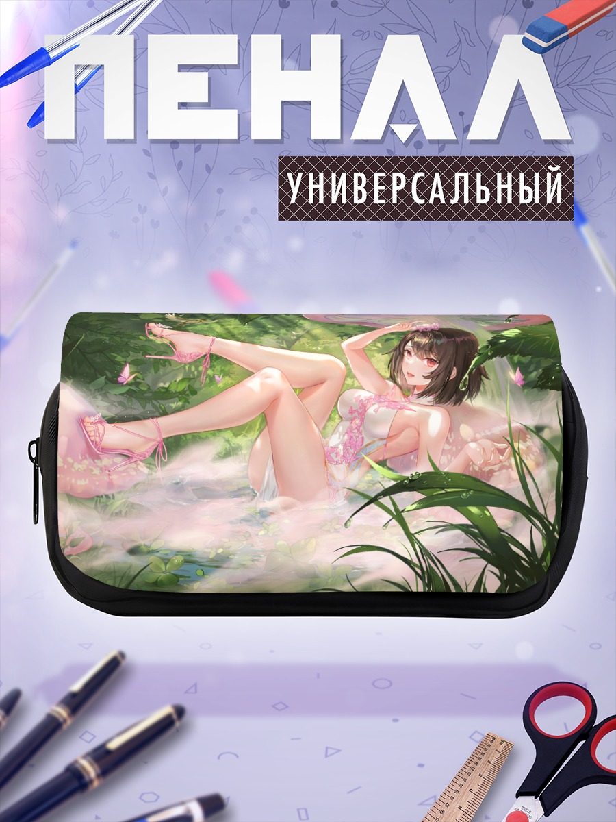 Пенал-косметичка Лили в цветах