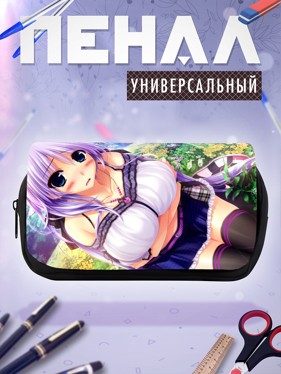Пенал-косметичка Ока Хошизаки в цветах