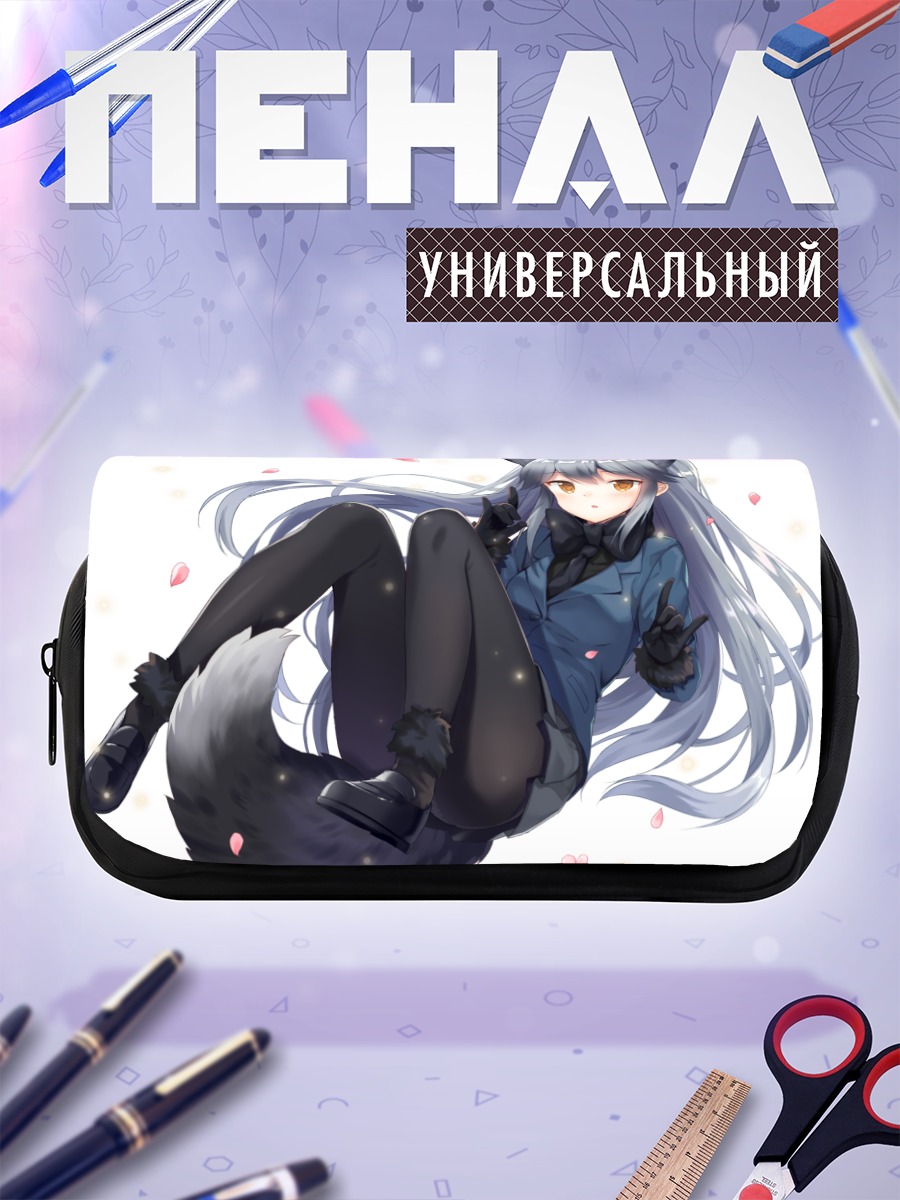 Пенал-косметичка Сильвер Фокс в лепестках