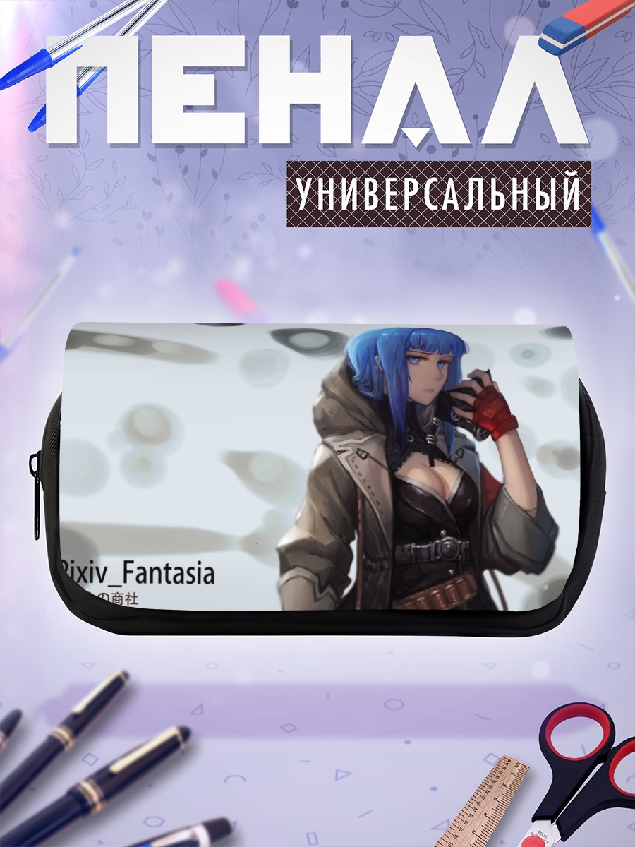 Пенал-косметичка Девушка из Pixiv Fantasia