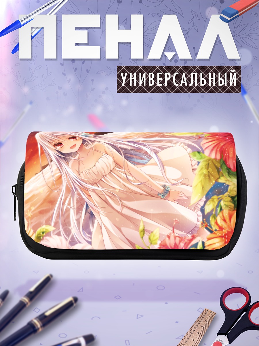 Пенал-косметичка Касако в цветах