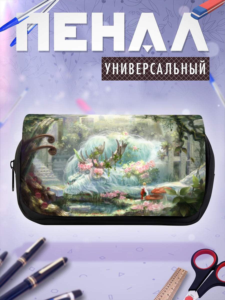 Пенал-косметичка Лесной дух в руинах