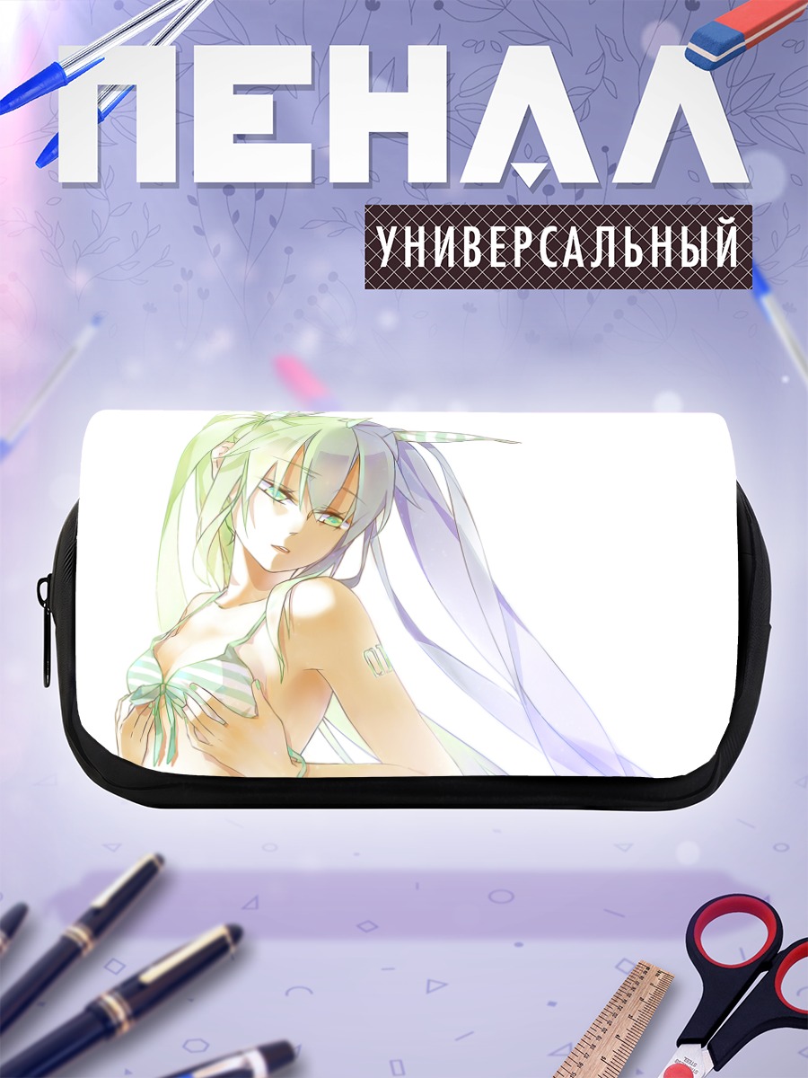 Пенал-косметичка Мику Хацунэ в белом