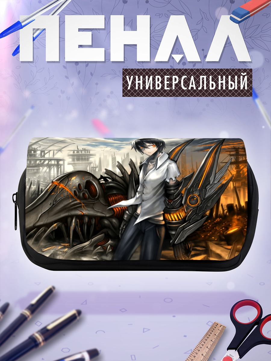 Пенал-косметичка Воин среди руин