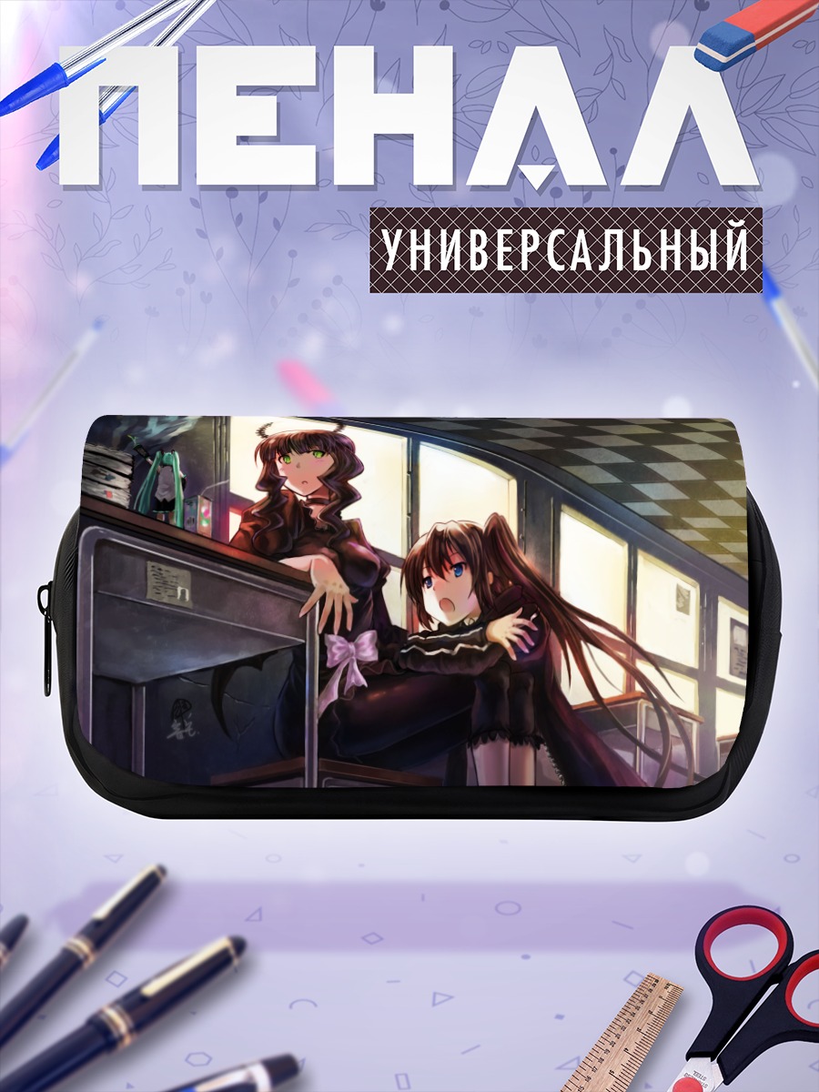 Пенал-косметичка Мику Хацунэ и подруги