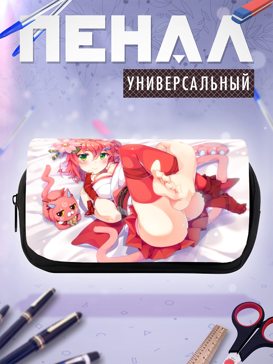 Пенал-косметичка Сакура Мико в красном