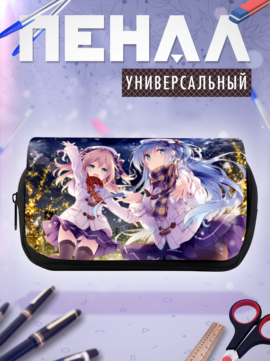 Пенал-косметичка Мику Хацунэ в снегу