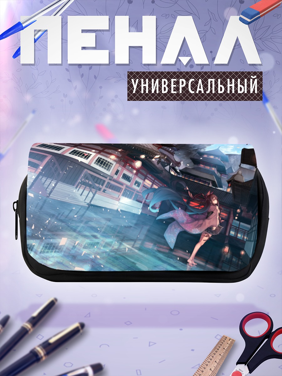 Пенал-косметичка Девушка в храме