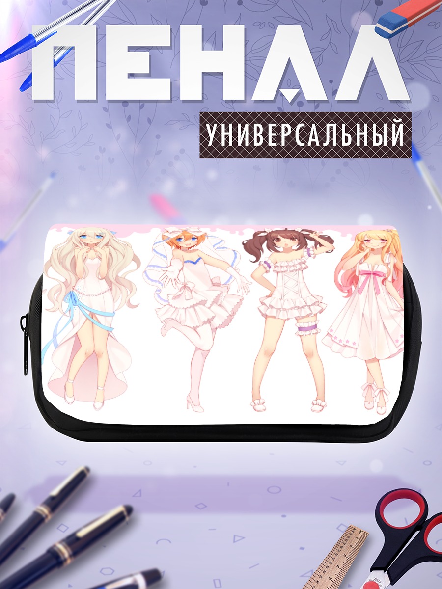 Пенал-косметичка Мику Хацунэ и подруги