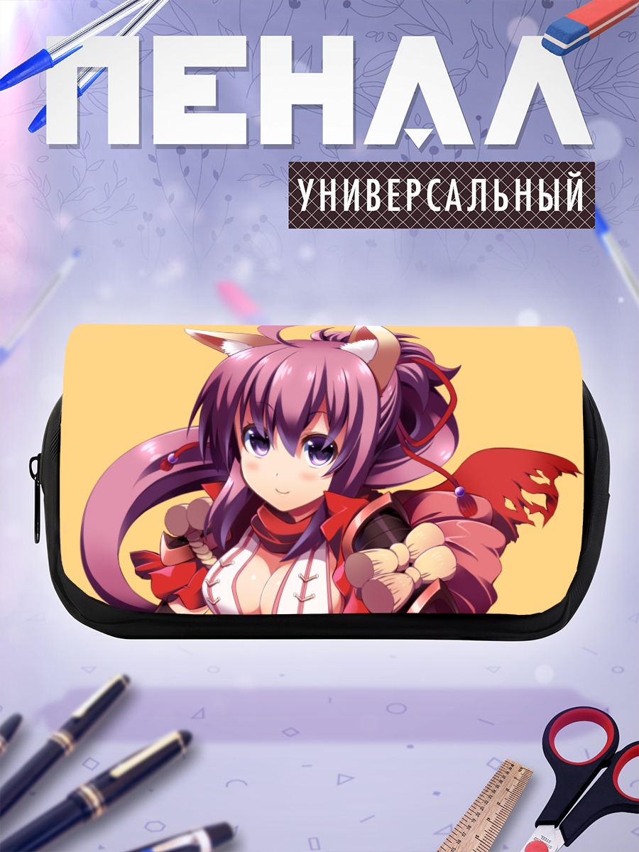 Пенал-косметичка Девушка с ушками